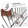 Practical Bird Food Clips for Fruit and Vegetables, 4-Piece Stainless Steel Set view 3