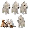 Rieoany 4-Pack Pet Hair Keychains view 1