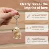 Rieoany 4-Pack Pet Hair Keychains view 2