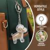 Rieoany 4-Pack Pet Hair Keychains view 4
