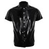 Men's Sexy Latex Slim-Fit Tank Top view 1