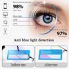 Generic Reading Glasses for Men and Women, Sporty Blue-Light-Blocking TR90 Frame, Lightweight and Comfortable (Gray/Orange, 2.5x) view 2