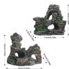 XinYangMao Aquarium Hideout, 2-Piece Resin Rock Set view 2