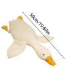 White Duck Plush Dog Toy view 2