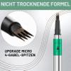 Waterproof Microblading Eyebrow Pencil with 4-Prong Tip, Light Brown view 4