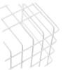 BCOATH 2-Pack Metal Hay Feeders for Rabbits, Guinea Pigs & Chinchillas, Wall-Mounted, White view 2