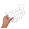BCOATH 2-Pack Metal Hay Feeders for Rabbits, Guinea Pigs & Chinchillas, Wall-Mounted, White view 3