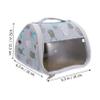 FRCOLOR Small Pet Carrier with Removable Design and Comfortable Handle view 2