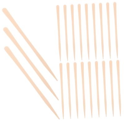VILLFUL 100-Piece Wax Applicator Sticks for Face and Body Hair Removal, Flat Spatula Ends