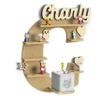 Holzura Letter C Shelf for Toniebox 2, DIY Wall Shelf for Tonie Figures, 10 mm Kit view 1