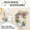 Holzura Letter C Shelf for Toniebox 2, DIY Wall Shelf for Tonie Figures, 10 mm Kit view 3