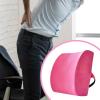 YsXoWiui Back Support Cushion, Ergonomic Memory Foam Lumbar Pillow, Rose Red view 4