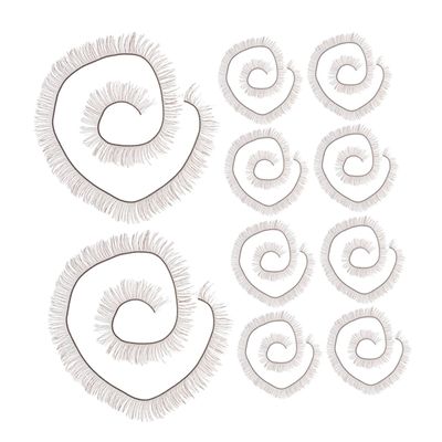 VALICLUD 20-Piece Pack of False Eyelashes for Dolls and DIY Crafts