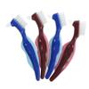 Beatifufu 4-Pack Denture Brushes with Soft Nylon Bristles and PP Handles, Assorted Colors view 1