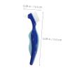 Beatifufu 4-Pack Denture Brushes with Soft Nylon Bristles and PP Handles, Assorted Colors view 3