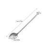 Silver Polished Metal Facial Cream Applicator view 2