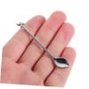 Silver Polished Metal Facial Cream Applicator view 4