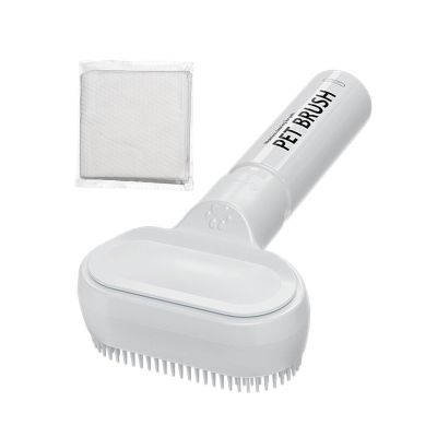 Portable Dog Bath Brush with Soap Dispenser