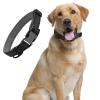 Puppy Collar, Padded Adjustable Dog Collar, Soft Neoprene Padding, with Plastic Buckle and Ring, Classic Dog Collar, Easy Care, Black S(30-40cm) view 1