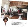 African Training Mannequin Head for Hairstyling Practice, Black view 3
