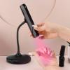 Fabater Swan-Neck Nail Curing Light, Compact 9W LED Gel Nail Lamp, Pink Light view 4