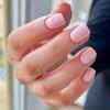 Viugex 24-Piece Pink French Press-On Nails, Short Square Acrylic Full-Cover Nails with Gel Glue view 1