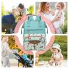 Eojpdji Waterproof Diaper Bag with Straps view 4