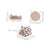 GALPADA 3-Piece Warm Plush and Cotton Hamster Bed Set for Small Pets view 2