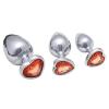 ZeeKoug 3-Piece Set in 3 Sizes, Orange Heart-Shaped Hip Elasticity Training Accessory, Couple Gift view 4