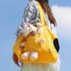 Medium Soft Cat Carrier, Canvas Shoulder Bag view 3