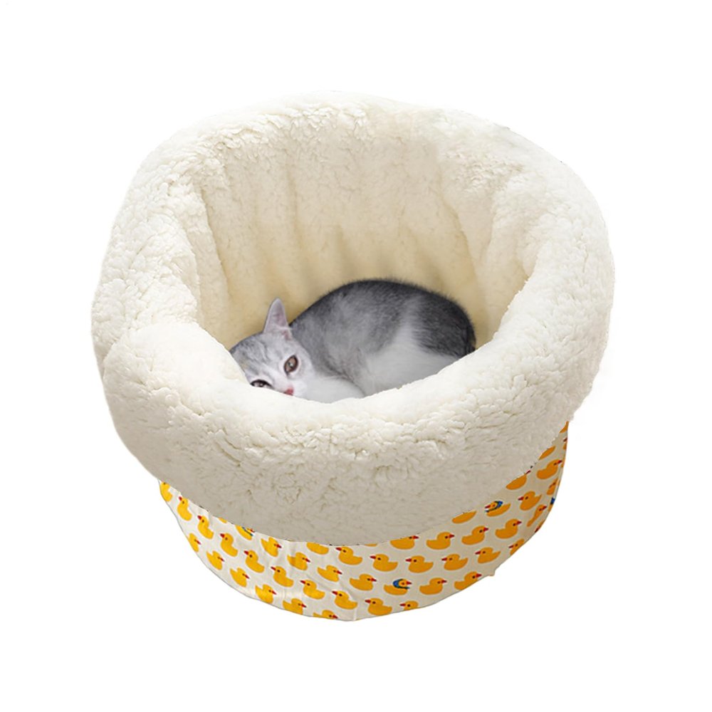 Cat Bed, Cave Sleeping Bag, Winter Pet Bed