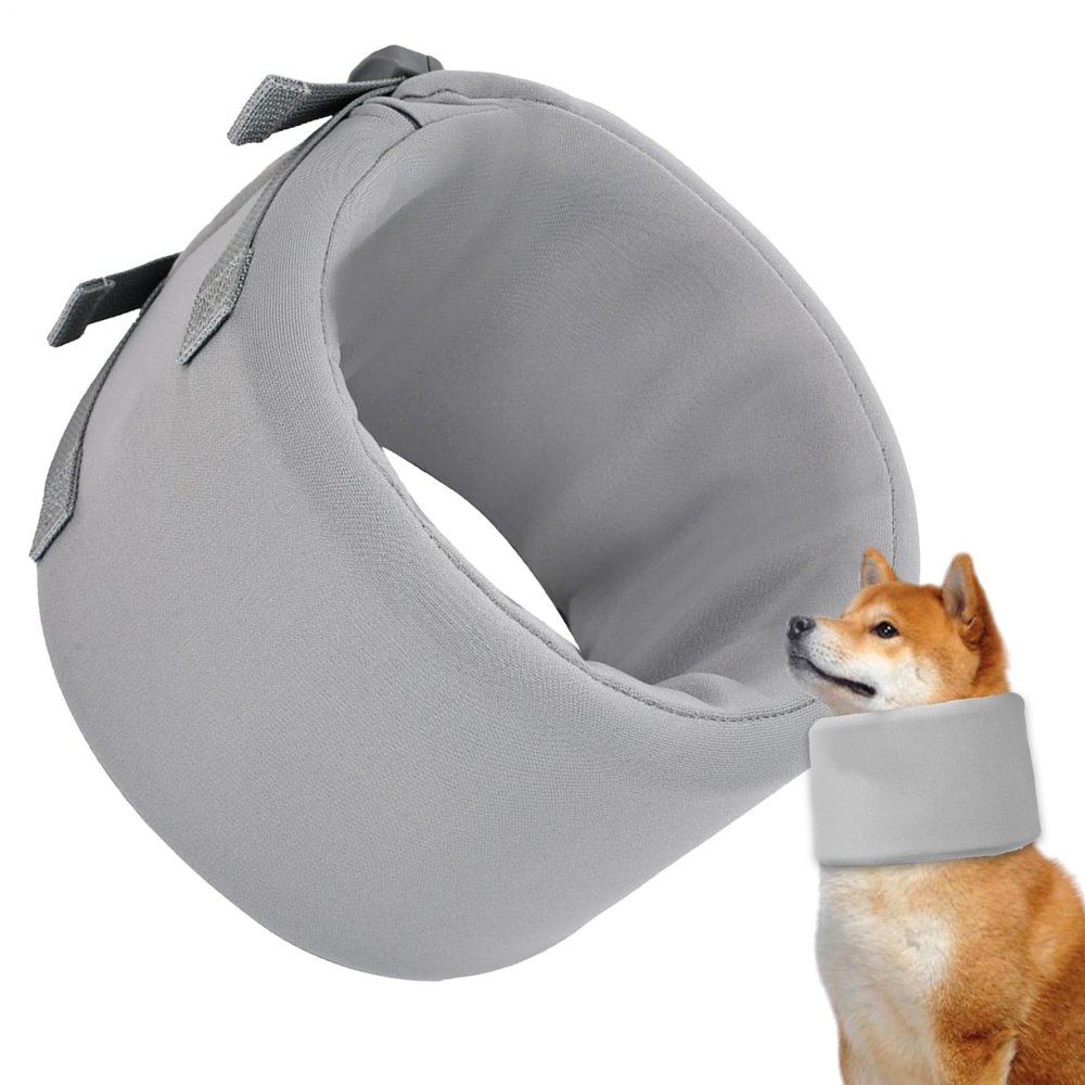 Adjustable Dog Neck Support Collar for Wound Care