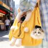 Small Soft Ventilated Portable Pet Carrier Shoulder Bag view 3