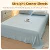 TRQQWEQQ 150/180 Cotton 4-Piece Bedding Set, Minimalist Striped Pattern, Camel, Queen/150 cm view 3