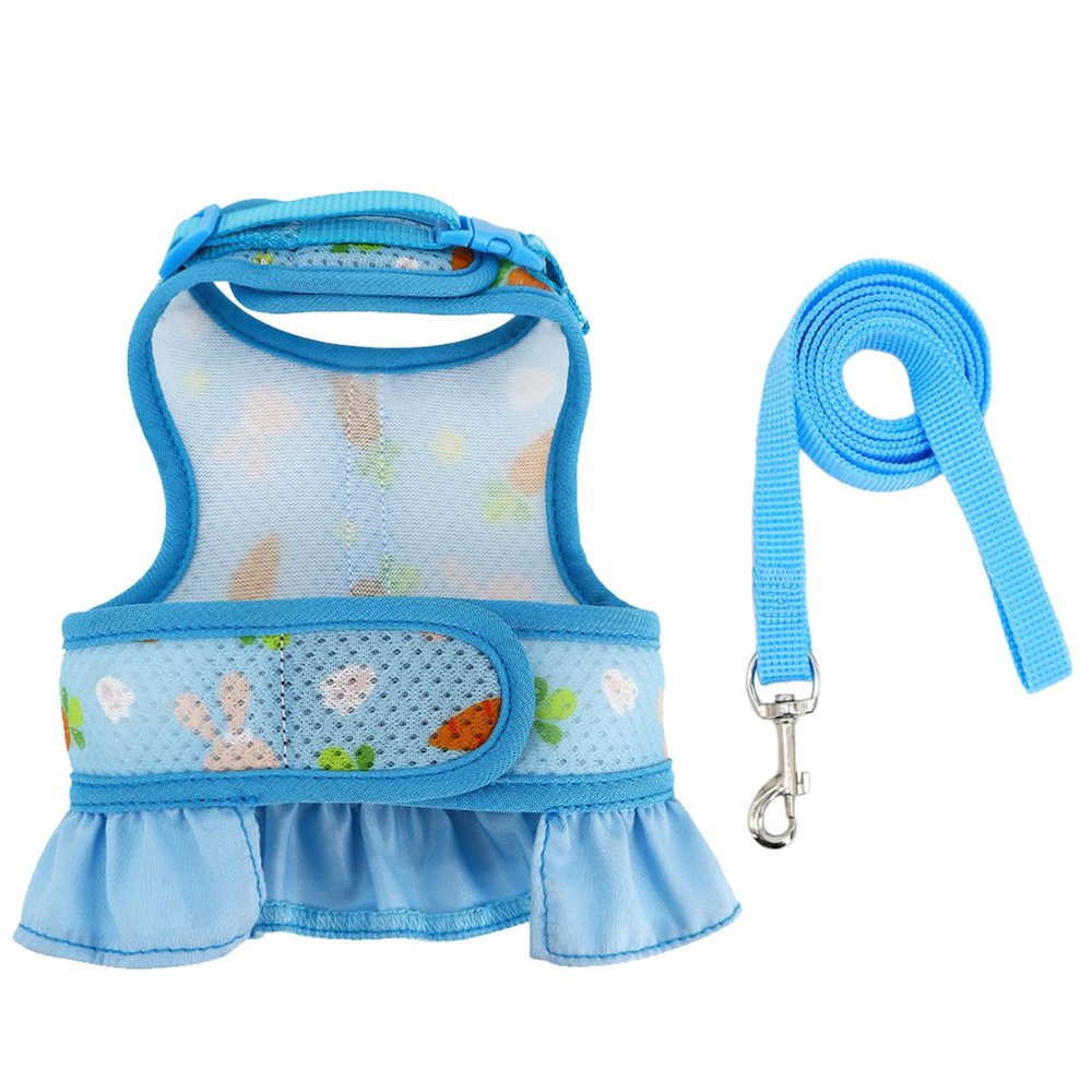 Adjustable Rabbit Harness with Elastic Leash