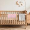 Chewtoyo Crib Side Organizer, Beige, Double Pocket, Mesh, Easy Installation view 4