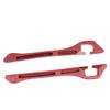 ZWBC 2-Piece Car Seat Gap Fillers for Nissan Juke 2010–2019, Red view 1