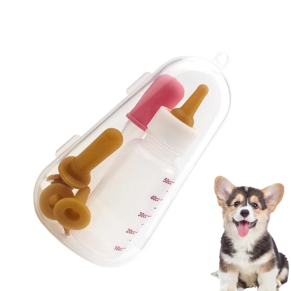 Puppy Milk Feeder, Portable Multifunctional Device with Measuring Scale