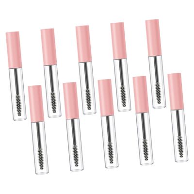 Beavorty 10-Piece Empty Refillable Mascara Tubes for DIY Mascara, Lip Gloss, and Eyeliner