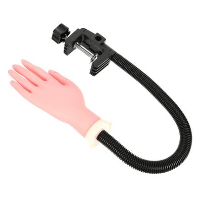 HONMEET Flexible Plastic Practice Hand for Nail Design Training and Manicure