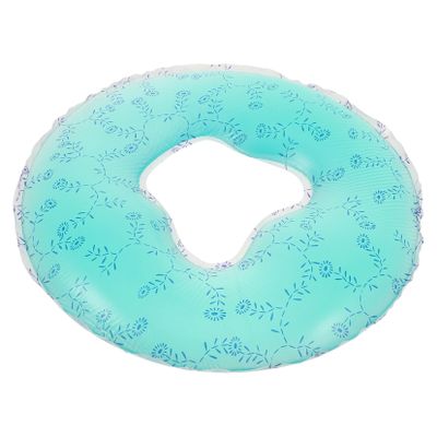 TOPPERFUN Silicone Massage Face Cushion with Head Support, Green