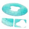 TOPPERFUN Silicone Massage Face Cushion with Head Support, Green view 2