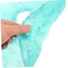 TOPPERFUN Silicone Massage Face Cushion with Head Support, Green view 3