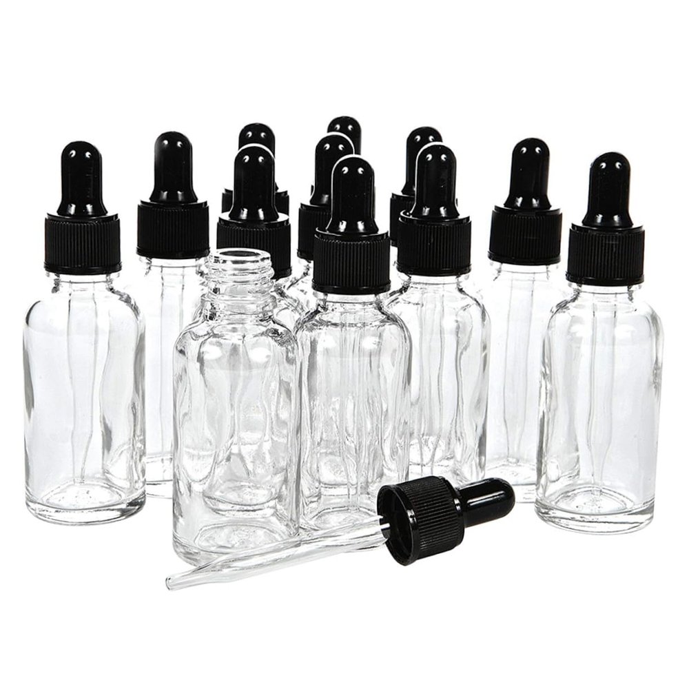 Beatifufu 30 ml Glass Dropper Bottle for Essential Oils and Lotion