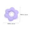 FRCOLOR Floral Soft Recovery Collar for Cats - Violet view 2