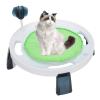 Luqeeg Cat Cooling Mat for Summer, Non-Slip Lightweight Gel Sleeping Pad with Elevated Bed Frame and Funny Cat Teaser view 2