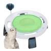 Luqeeg Cat Cooling Mat for Summer, Non-Slip Lightweight Gel Sleeping Pad with Elevated Bed Frame and Funny Cat Teaser view 4