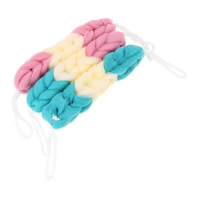 OUNONA 3-Pack PE Back Scrubber Towels for Adults