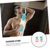 OUNONA 3-Pack PE Back Scrubber Towels for Adults view 3