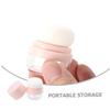 3-Pack Empty 5 g PP Powder Containers with Puffs, Pink view 2
